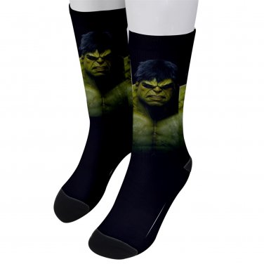 Socks men's crew avengers hulk