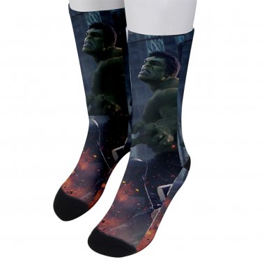 Socks men's crew avengers hulk