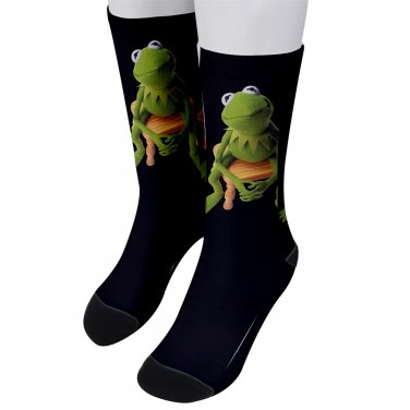 Socks men's crew muppet kermit frog muppets