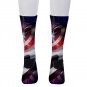 Socks men's crew captain america shield superhero avenger
