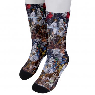 Socks men's crew star wars