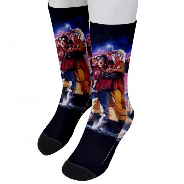 Socks men's crew back to the future