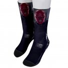 Socks men's crew red skull
