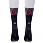 Socks men's crew red skull