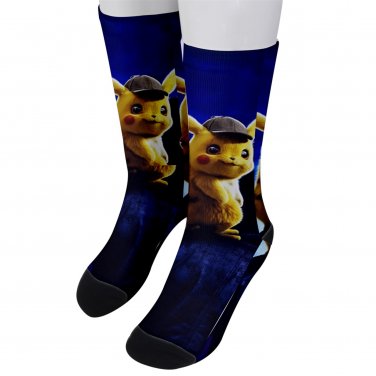 Socks men's crew pikachu pokemon