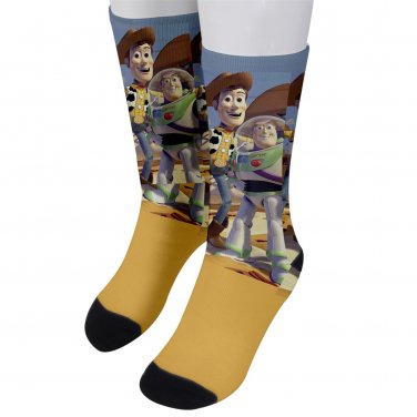 Socks men's toy story buzz woody