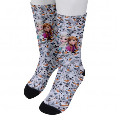 Socks men's crew frozen olaf elsa anna