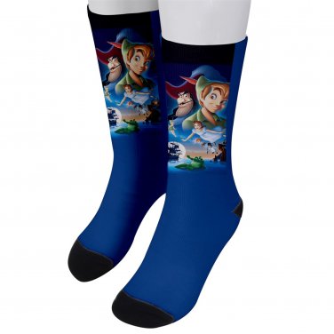 Socks men's crew peter pan