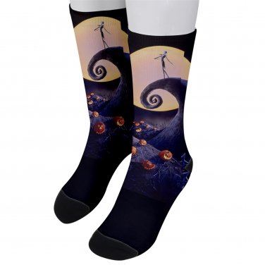 Socks men's crew jack skellington nightmare before christmas