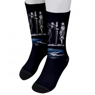 Socks men's crew jack skellington sally nightmare before christmas