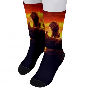 Socks men's crew lion king simba mufasa