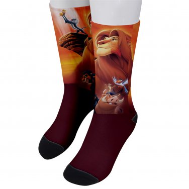 Socks men's crew lion king simba mufasa