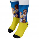 Socks men's crew beauty and the beast bella