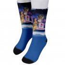 Socks men's crew beauty and the beast bella rose