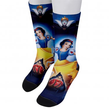 Socks men's crew snow white seven dwarfs
