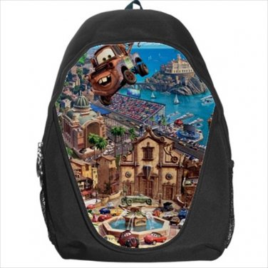 The cars backpack bookbag
