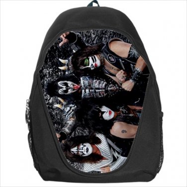 Kiss rock band backpack bookbag