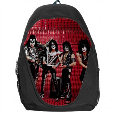 Kiss rock band backpack bookbag