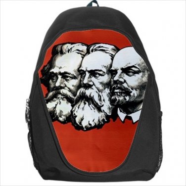 lenin marx engels backpack bookbag
