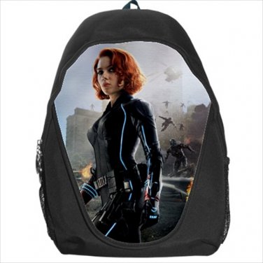 Avengers black widow backpack bookbag