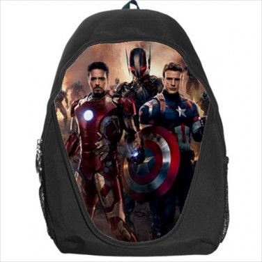 Avengers iron man captain America backpack bookbag