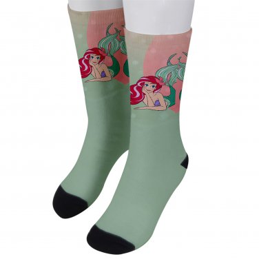Socks men's crew the little mermaid ariel