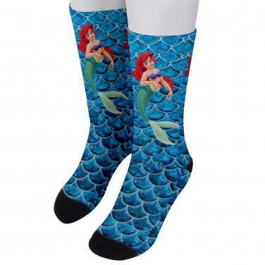 Socks men's crew the little mermaid ariel