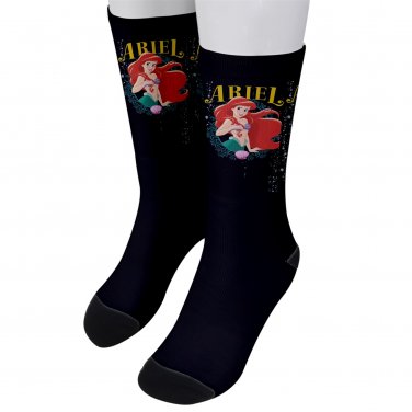 Socks men's crew the little mermaid ariel