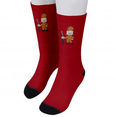 Socks men's crew elmer cartoon