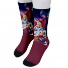 Socks men's crew alice in wonderland cheshire cat