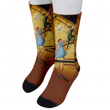 Socks men's crew peter pan