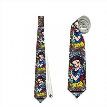 Necktie snow white princess dopey romance tie grooms groomsman wedding