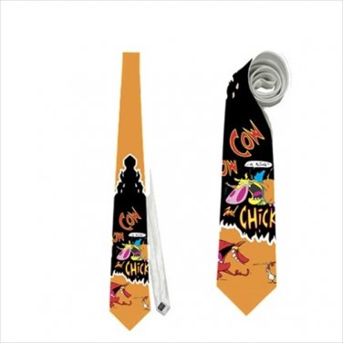 Necktie cow and chicken
