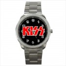 Sport metal watch kiss rock