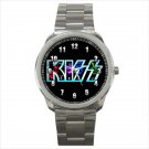 Sport metal watch kiss rock