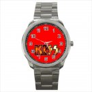 Sport metal watch kiss rock