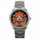 Sport metal watch kiss rock