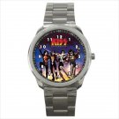 Sport metal watch kiss rock