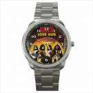 Sport metal watch kiss rock