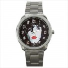 Sport metal watch kiss rock