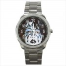 Sport metal watch kiss rock