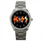 Sport metal watch kiss rock