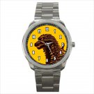 Sport metal watch godzilla