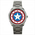 Sport metal watch captain America avengers