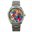 Sport metal watch superman super-man