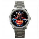 Sport metal watch superman super-man