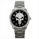 Sport metal watch the punisher skull