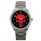 Sport metal watch the punisher skull