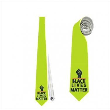 Necktie black lives matter