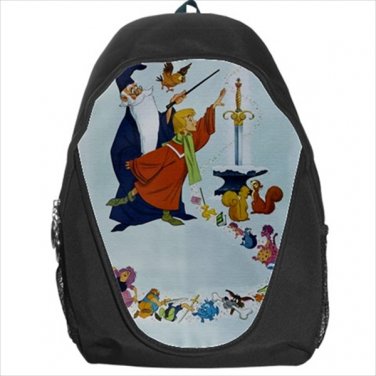 The sword in the stone backpack bookbag